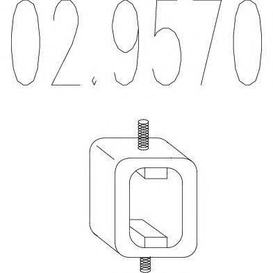 Буфер, глушитель MTS 02.9570