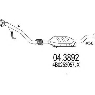 Катализатор MTS 04.3892