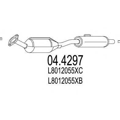 Катализатор MTS 04.4297