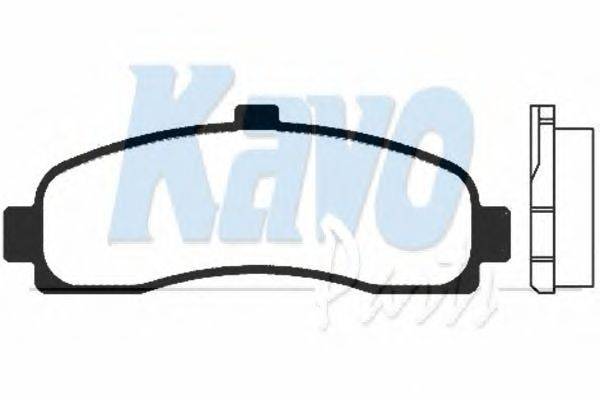 Комплект тормозных колодок, дисковый тормоз KAVO PARTS BP-6525