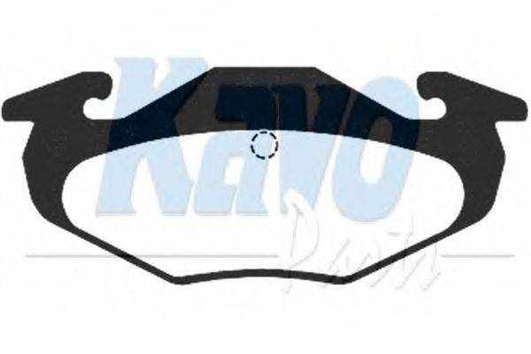 Комплект тормозных колодок, дисковый тормоз KAVO PARTS BP-8515