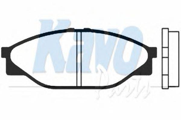 Комплект тормозных колодок, дисковый тормоз KAVO PARTS BP-9019