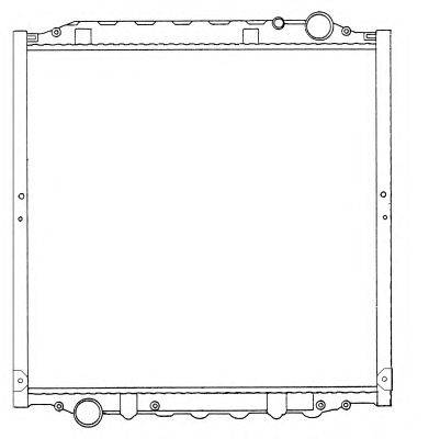 Радиатор, охлаждение двигателя NRF 51536