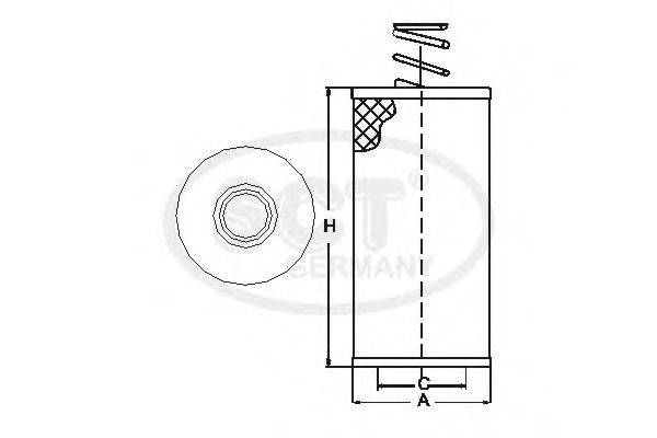 Топливный фильтр SCT Germany ST 472