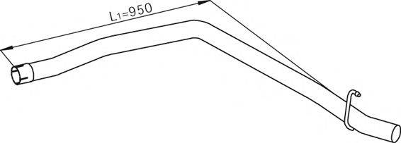 Труба выхлопного газа DINEX 29623