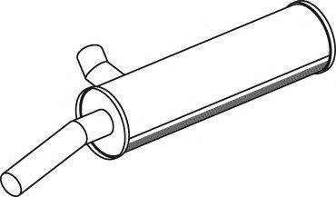 Средний / конечный глушитель ОГ DINEX 19311