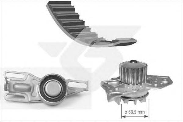 Водяной насос + комплект зубчатого ремня HUTCHINSON KH 05WP09