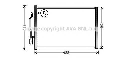 Конденсатор, кондиционер AVA QUALITY COOLING MSA5605