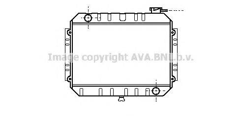 Радиатор, охлаждение двигателя AVA QUALITY COOLING MZ2040