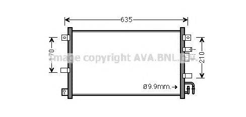 Конденсатор, кондиционер AVA QUALITY COOLING MZ5238