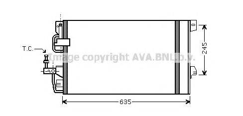 Конденсатор, кондиционер AVA QUALITY COOLING OL5390