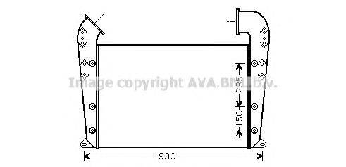 Интеркулер AVA QUALITY COOLING SC4018