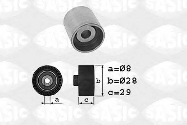 Паразитный / Ведущий ролик, зубчатый ремень SASIC 1706002