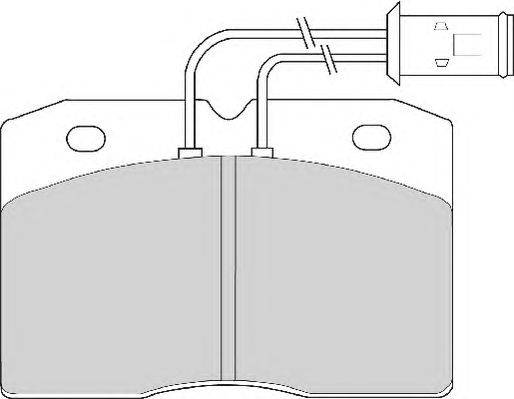 Комплект тормозных колодок, дисковый тормоз BERAL 21048
