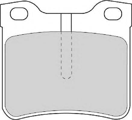 Комплект тормозных колодок, дисковый тормоз BERAL 21904