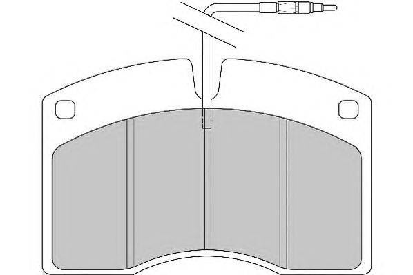 Комплект тормозных колодок, дисковый тормоз BERAL 2907219204117088