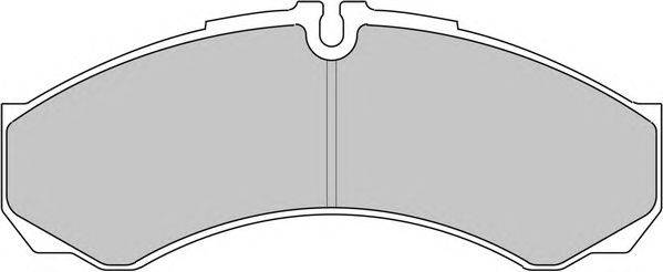 Комплект тормозных колодок, дисковый тормоз DURON 29121