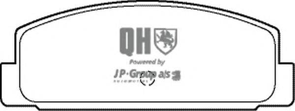Комплект тормозных колодок, дисковый тормоз JP GROUP BP1375