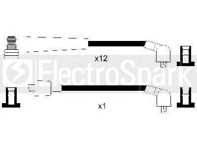 Комплект проводов зажигания STANDARD OEK657