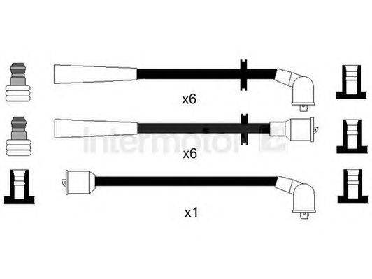 STANDARD (НОМЕР: 76181) Комплект проводов зажигания