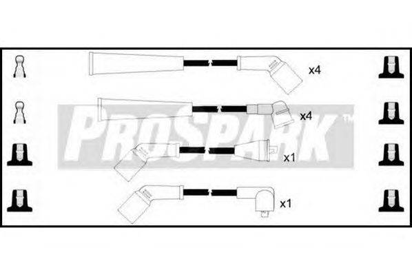 Комплект проводов зажигания STANDARD OES1228