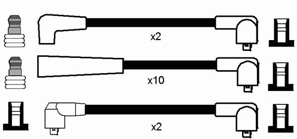 Комплект проводов зажигания NGK 5409