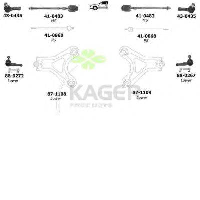 Подвеска колеса KAGER 800579