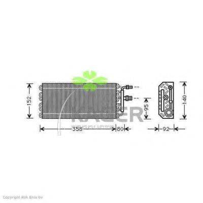 Испаритель, кондиционер KAGER 94-5715