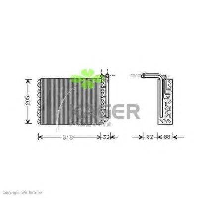 Испаритель, кондиционер KAGER 94-5718