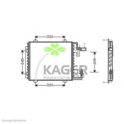 Конденсатор, кондиционер KAGER 94-5921