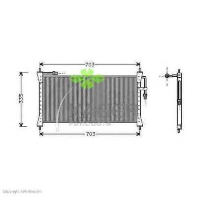 Конденсатор, кондиционер KAGER 946034