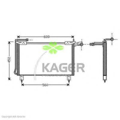 Конденсатор, кондиционер KAGER 94-6039