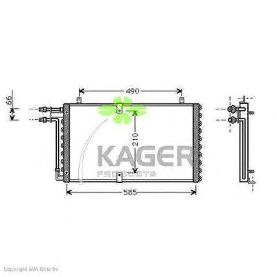 Конденсатор, кондиционер KAGER 94-6050