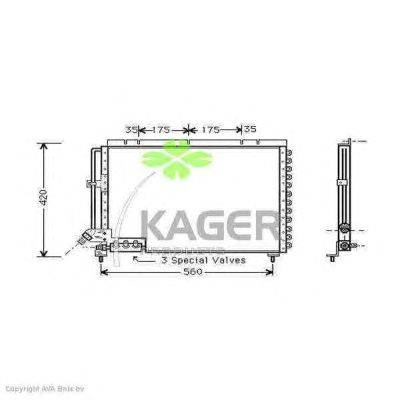 Конденсатор, кондиционер KAGER 94-6381