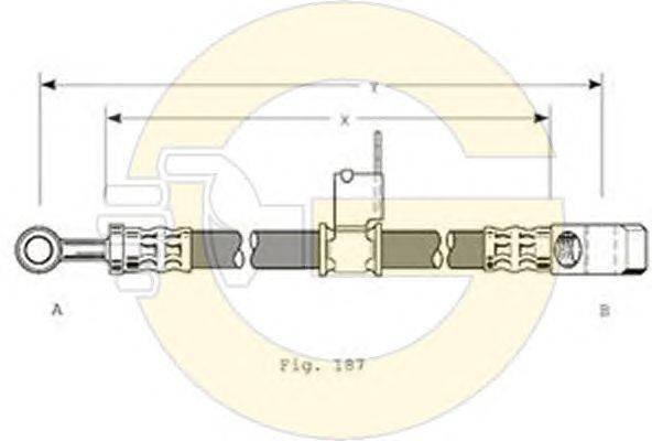 Тормозной шланг GIRLING 9004153