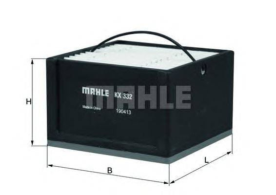Топливный фильтр MAHLE ORIGINAL KX332