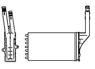 Теплообменник, отопление салона J. DEUS 207B04