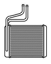 Теплообменник, отопление салона J. DEUS 212M12