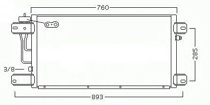 Конденсатор, кондиционер J. DEUS 741M02