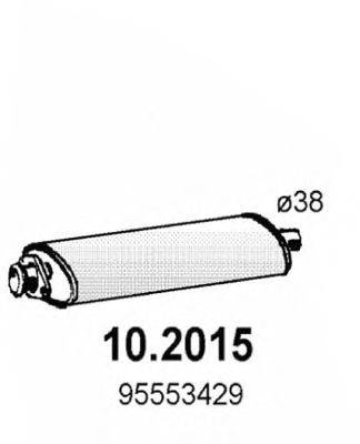Предглушитель выхлопных газов ASSO 10.2015