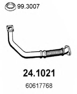 Труба выхлопного газа ASSO 24.1021