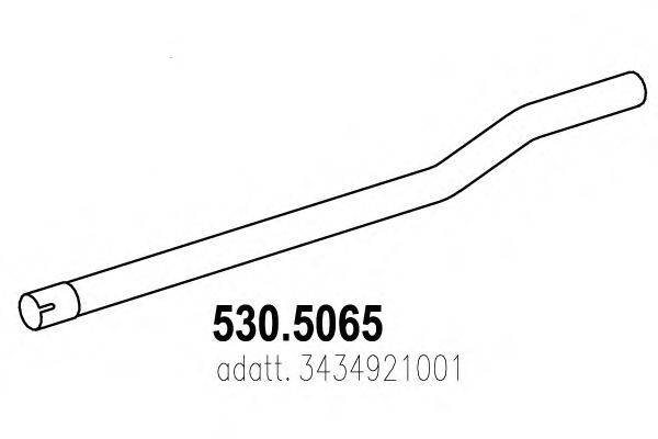 Труба выхлопного газа ASSO 530.5065