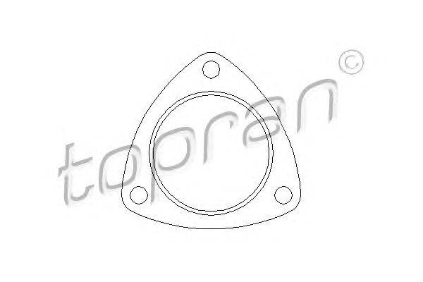 Прокладка, труба выхлопного газа TOPRAN 107 211