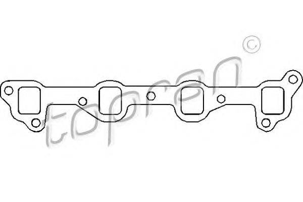 Прокладка, выпускной коллектор TOPRAN 201683