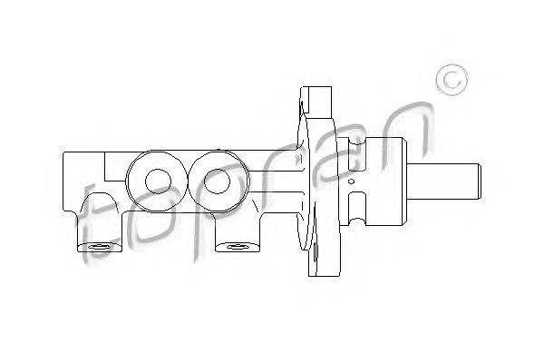Главный тормозной цилиндр TOPRAN 500892