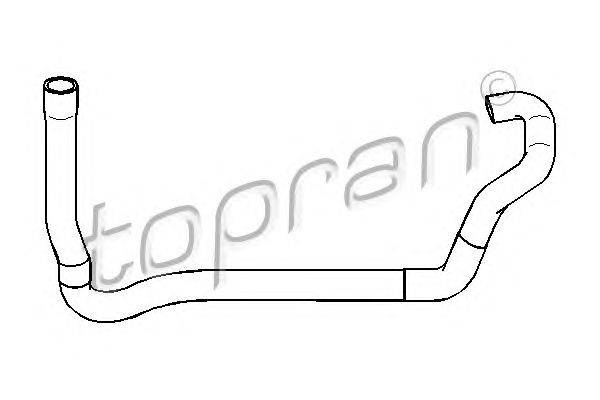 Шланг радиатора TOPRAN 721 432