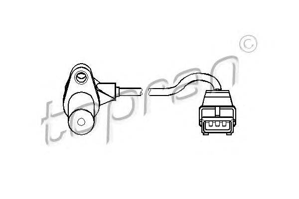 Датчик частоты вращения, управление двигателем TOPRAN 721 690