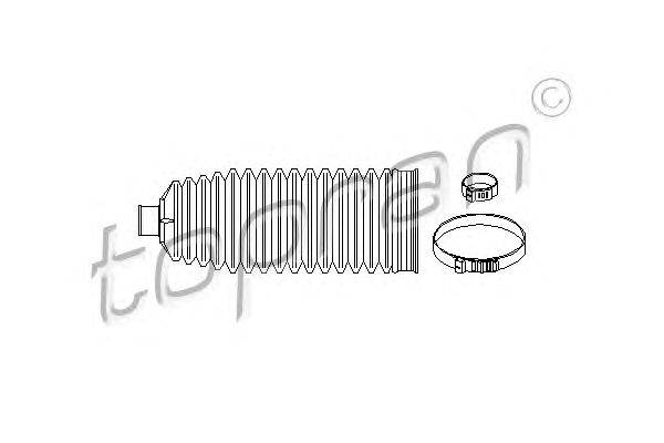 Комплект пылника, рулевое управление TOPRAN 700 741