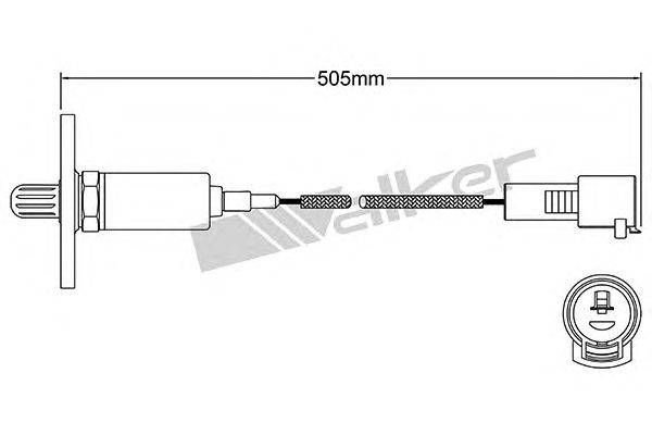 Лямбда-зонд WALKER PRODUCTS 250-21056