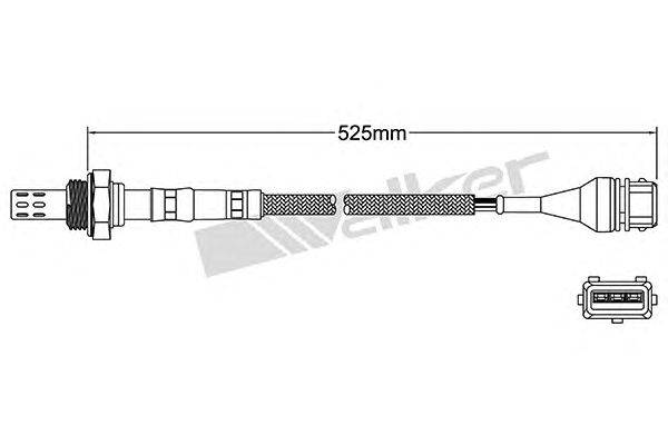 Лямбда-зонд WALKER PRODUCTS 250-23153